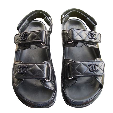 chanel mens slippers|chanel sandals official website.